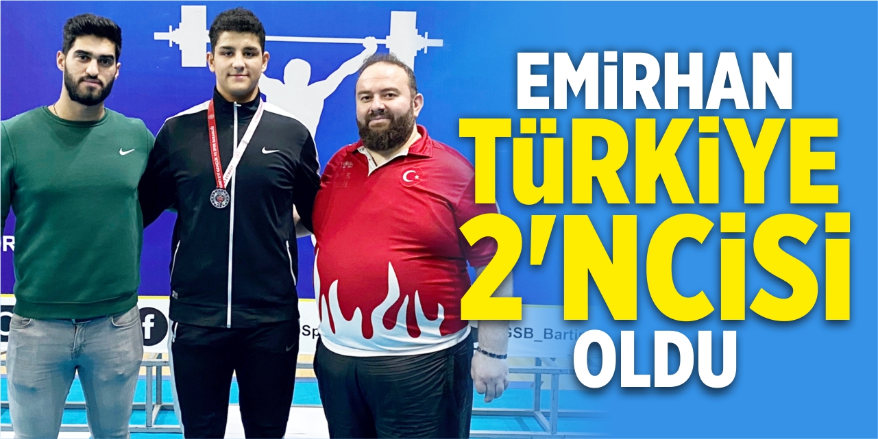 Emirhan, Türkiye 2’ncisi oldu