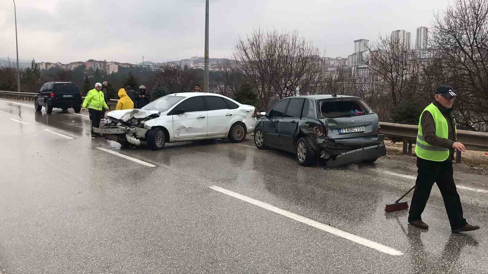 Bilecik’te bir kaza diğer bir kazayı getirdi