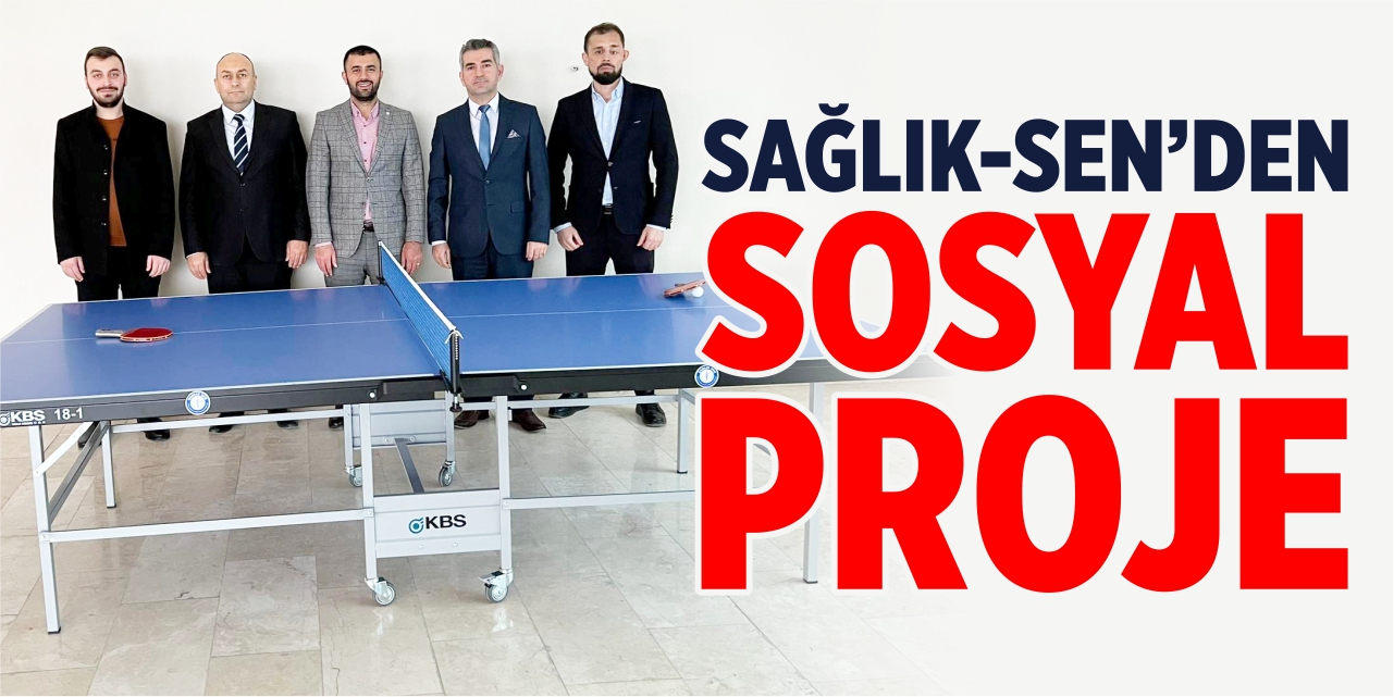 Sağlık-Sen’den sosyal proje