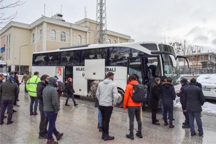 99 AFAD gönüllüsü yola çıktı