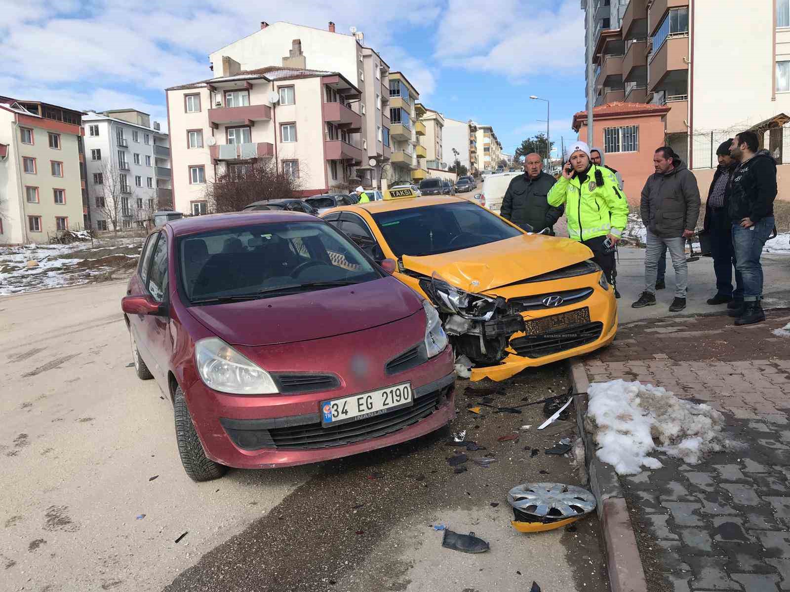 Bilecik’te yaşanan trafik kazası ucuz atlatıldı