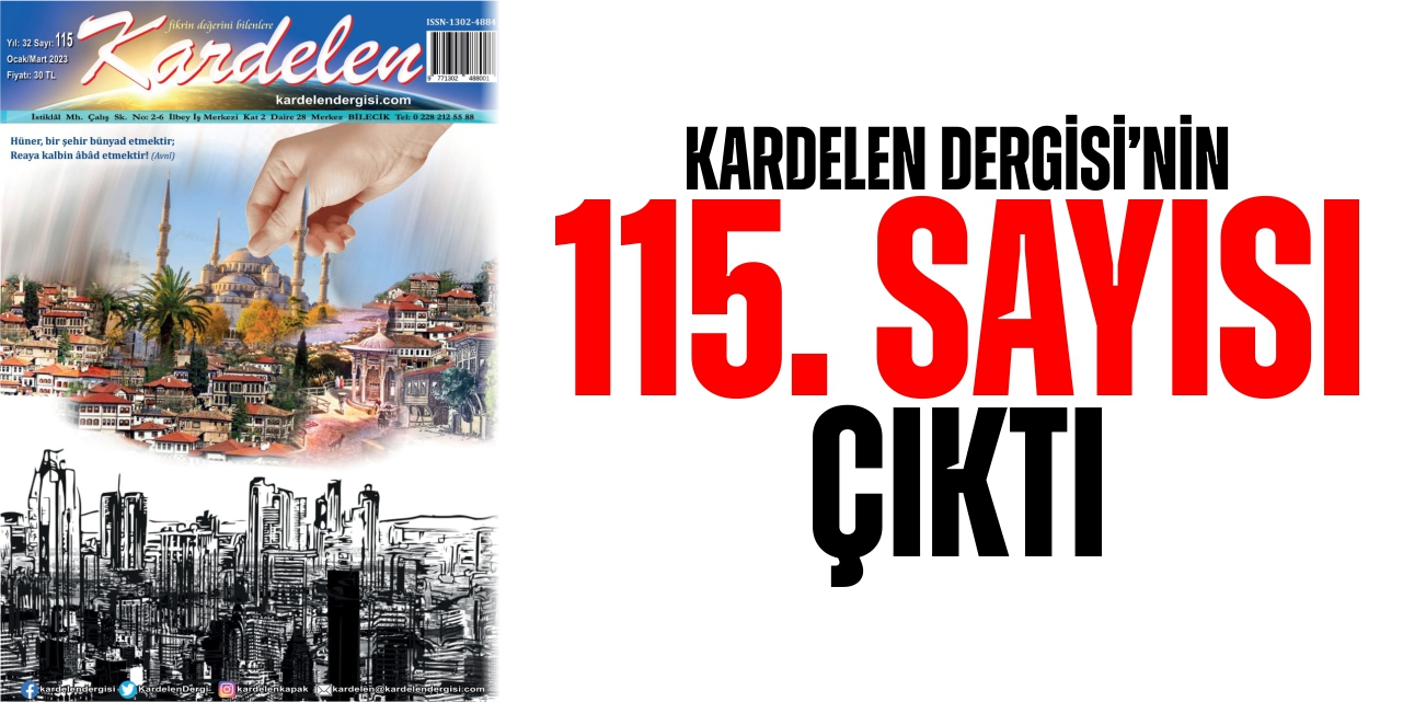 Kardelen'in 115. sayısı çıktı