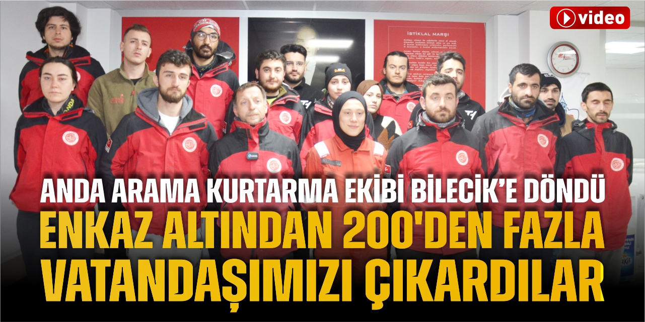 Enkaz altından 200’den fazla vatandaşımızı çıkardılar