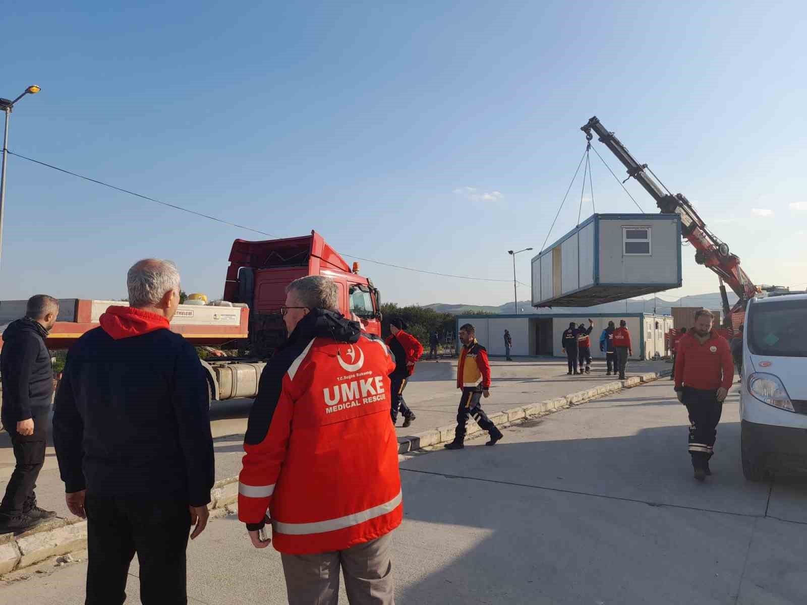 Başkan Yaman, Hatay'a gitti