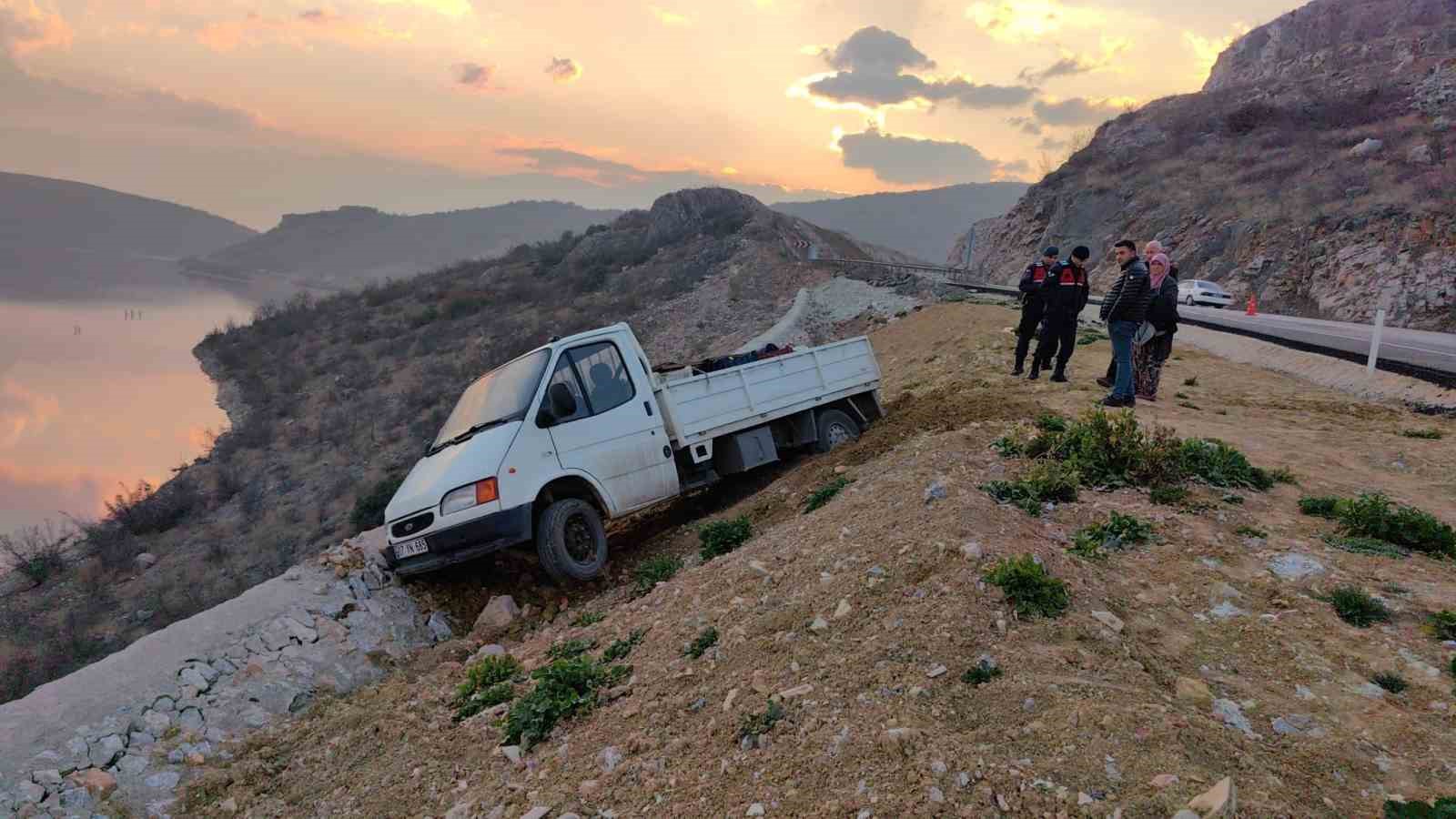 Uçurumdan kıl payı kurtuldu