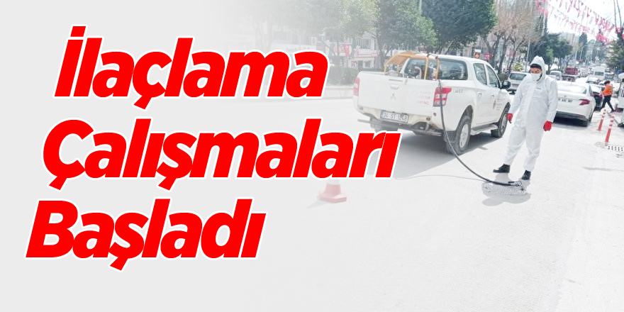 İlaçlama çalışmaları başladı