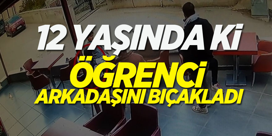 12 yaşındaki öğrenci, arkadaşını bıçakladı