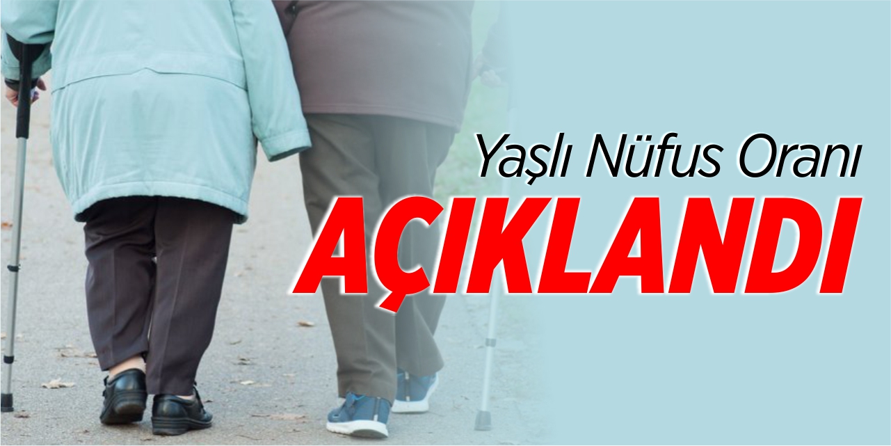 Yaşlı nüfus oranı açıklandı