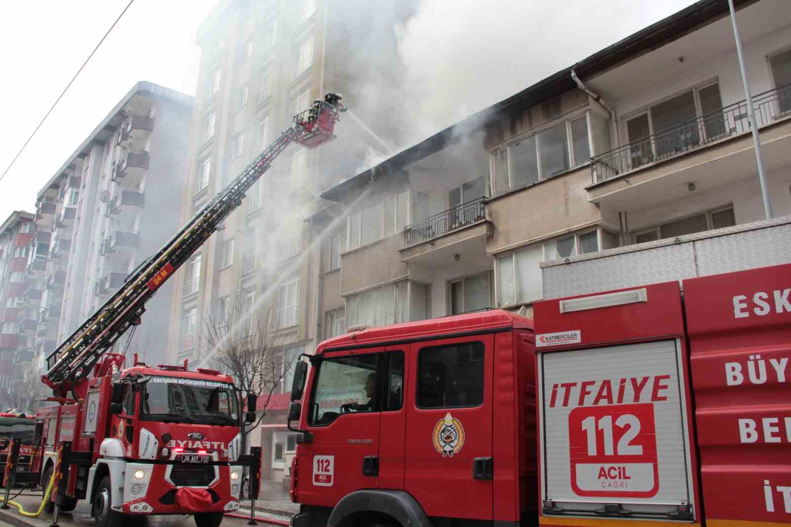 Yangın paniğe neden oldu