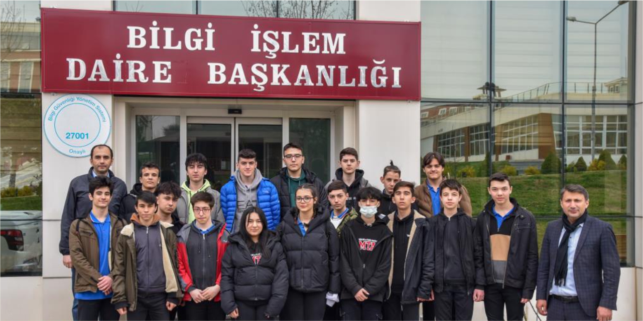 Teknik Lise Öğrencileri, Bilgi İşlem Daire Başkanlığını tanıdı