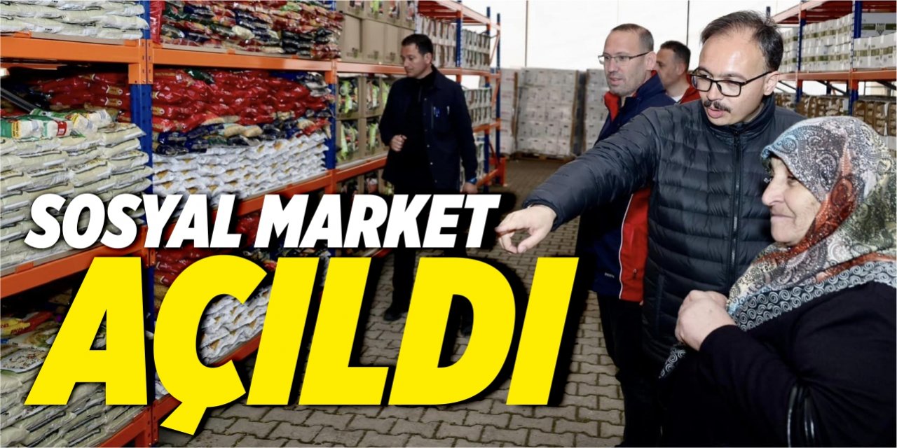 Sosyal Market açıldı