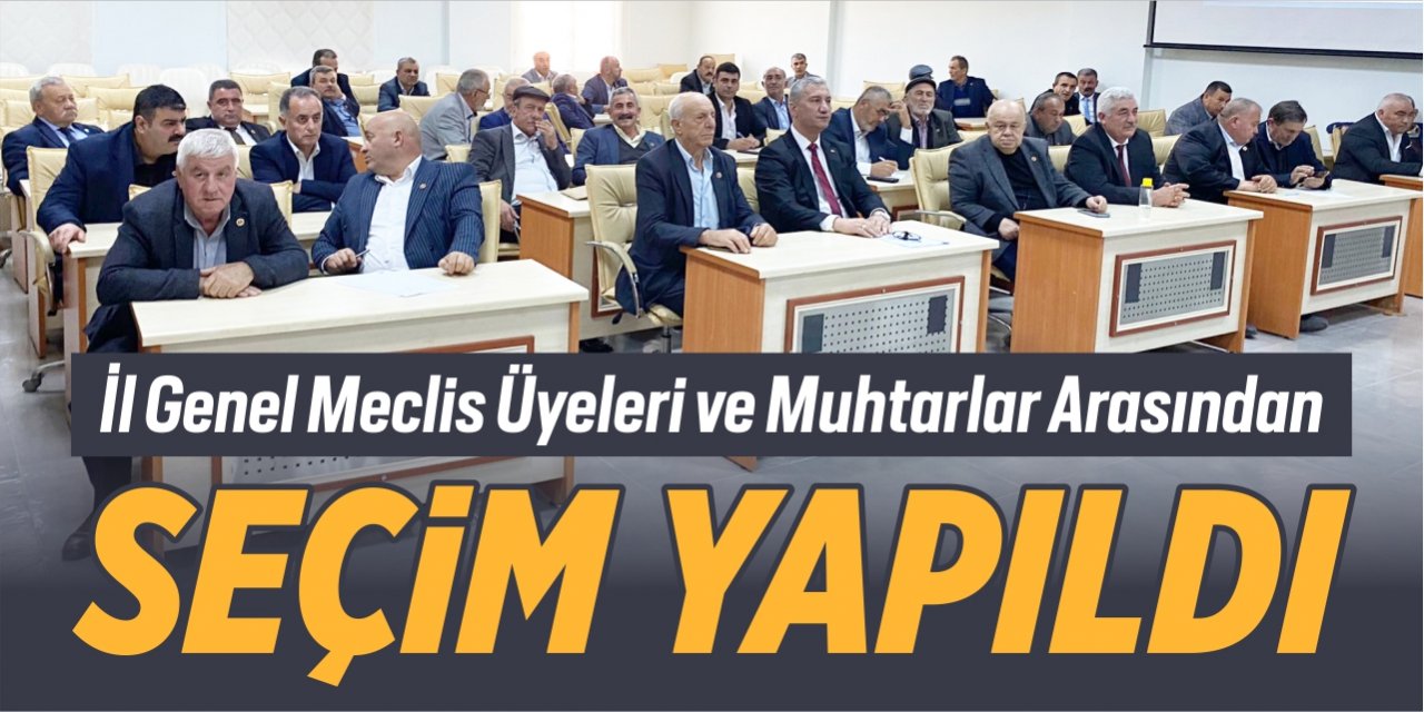 Köylere Hizmet Götürme Birliği seçimleri yapıldı