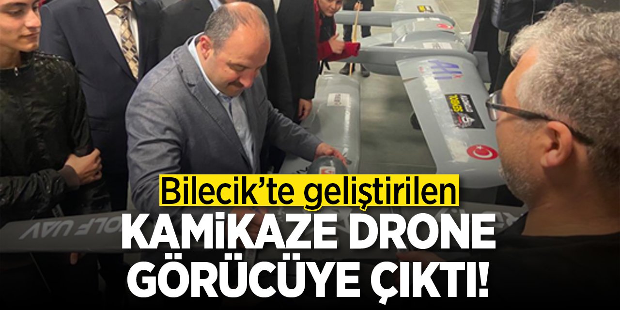 Bilecik'te geliştirilen kamikaze drone görücüye çıktı