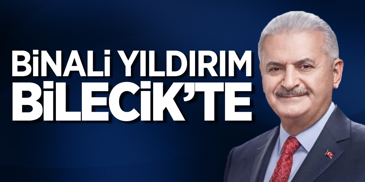 Binali Yıldırım Bilecik'te