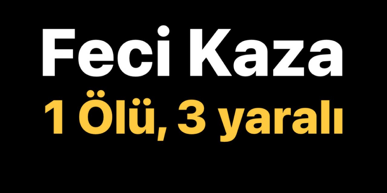 Feci Kaza: 1 ölü, 3 yaralı