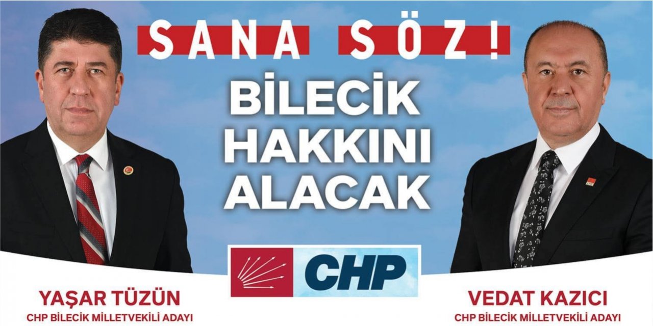 CHP Bilecik Milletvekili Adayları Yaşar Tüzün - Vedat Kazıcı