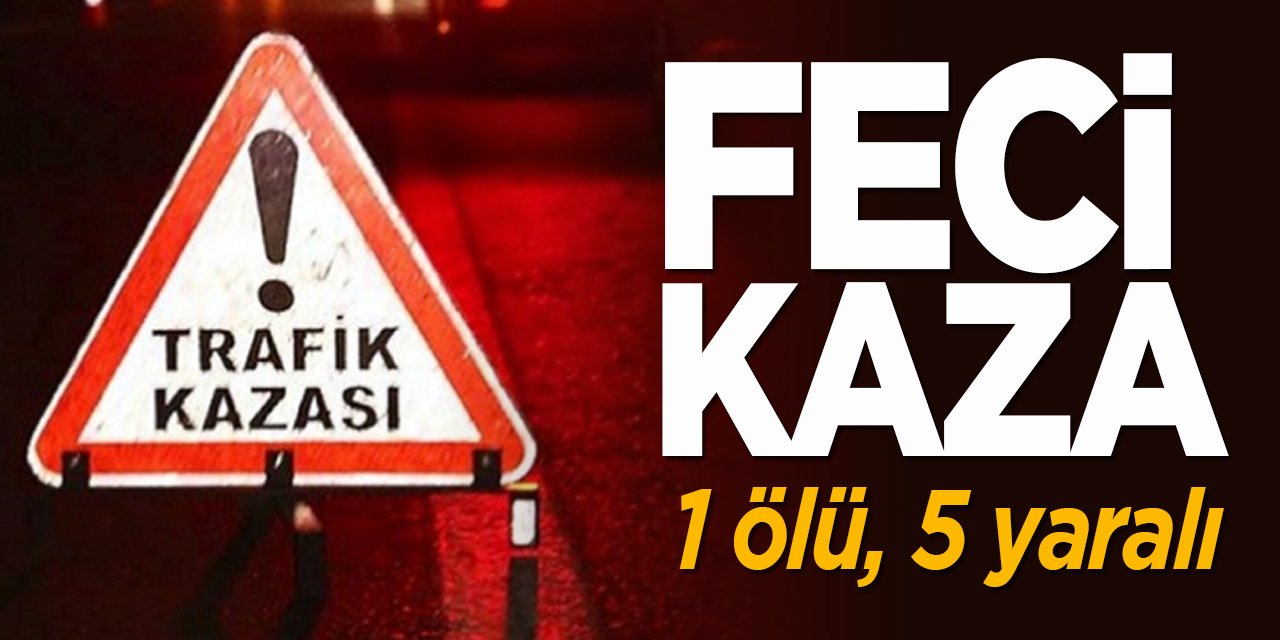 Feci kaza: 1 ölü, 5 yaralı