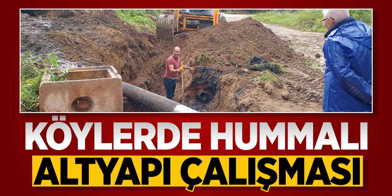 Bilecik'in köylerinde hummalı altyapı çalışması