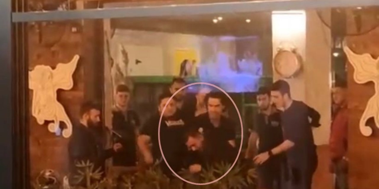 Alkollü girdiği kafede kadına zorluk çıkarınca yaka paça dışarı atıldı