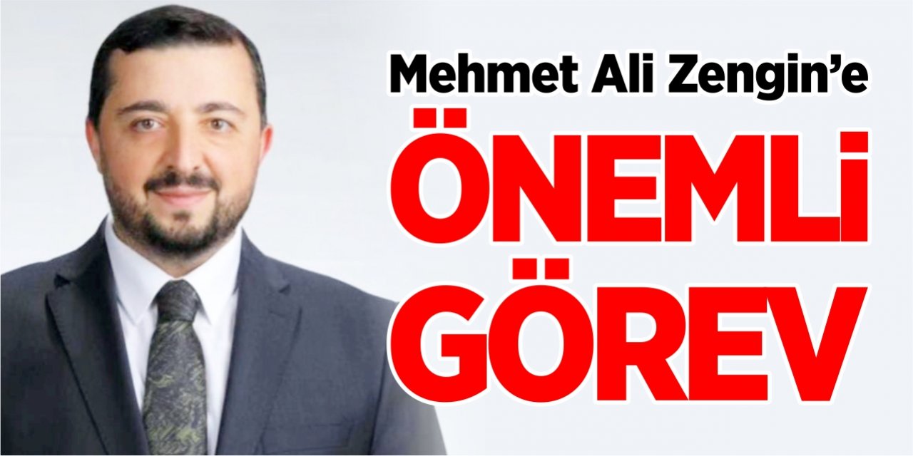 Mehmet Ali Zengin’e önemli görev