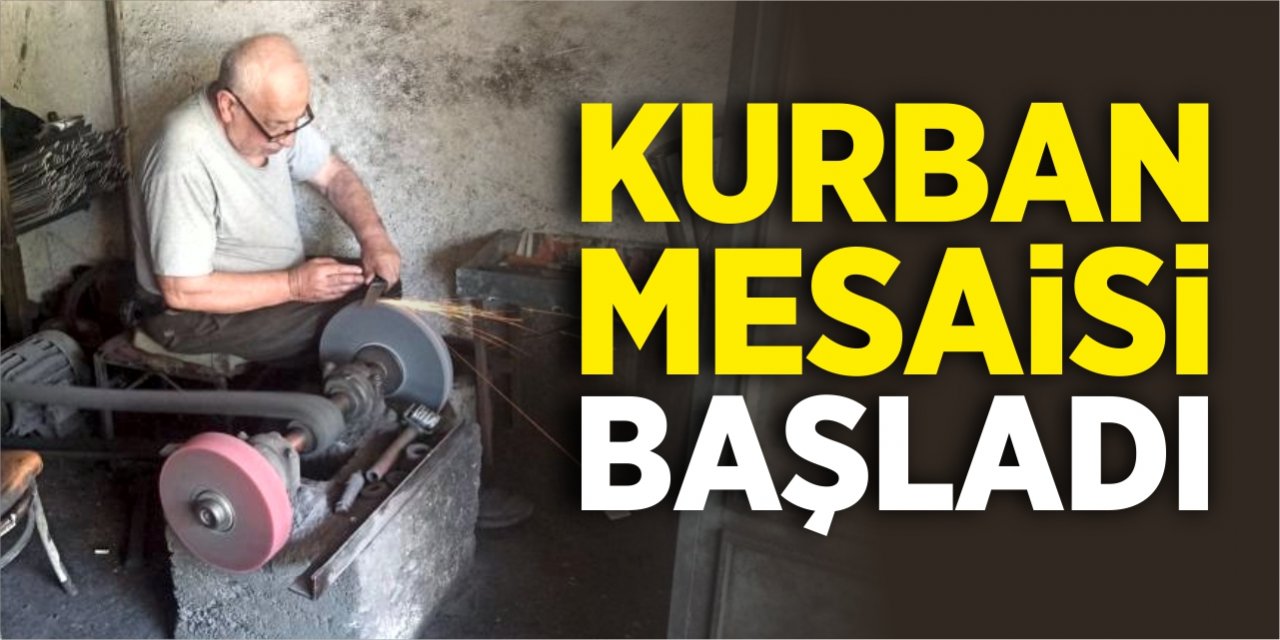 Bıçakçıların kurban mesaisi