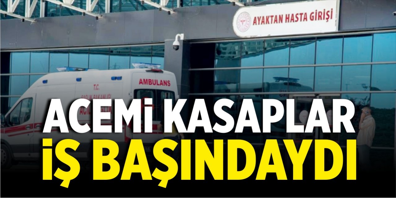 Acemi kasaplar iş başındaydı!