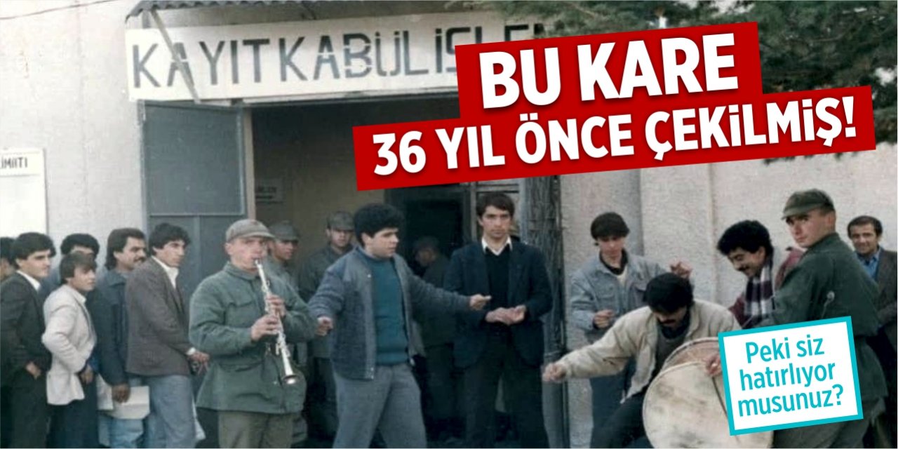 Bu fotoğraf 37 yıl önce çekildi