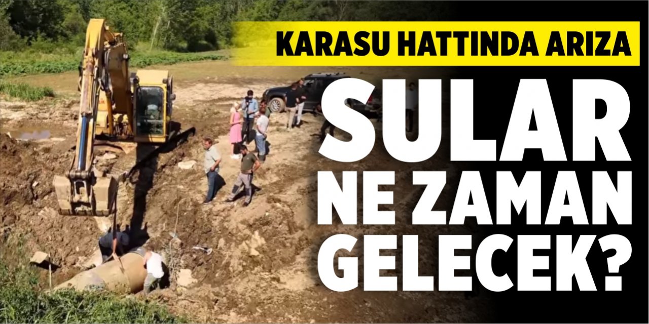 Karasu hattın arıza! Bilecik'te sular ne zaman gelecek?