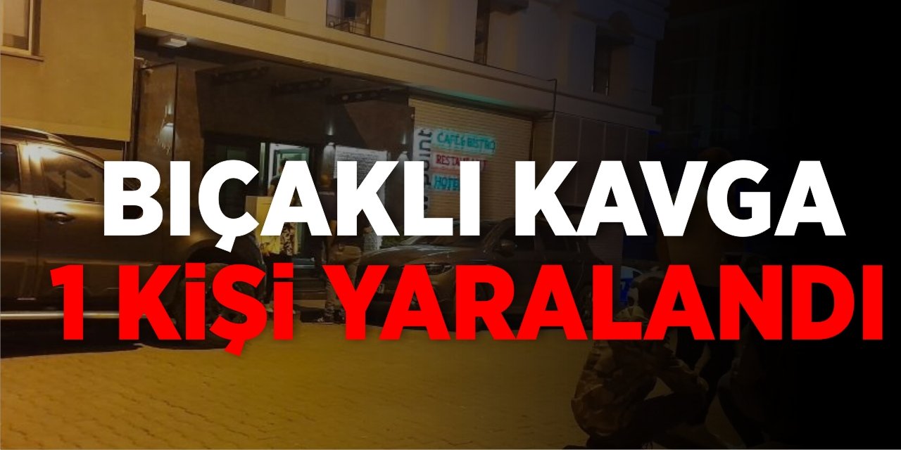 Bıçaklı kavga: Bir kişi ağır yaralandı