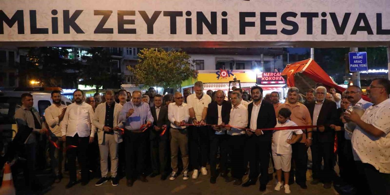 30. Uluslararası Gemlik Zeytini Festivali Renkli Görüntülerle Başladı