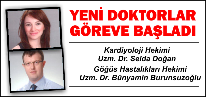 Yenİ Doktorlar GÖreve BaŞladi