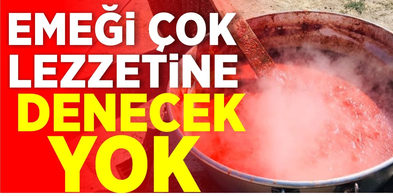 Emeği çok lezzetine denecek yok