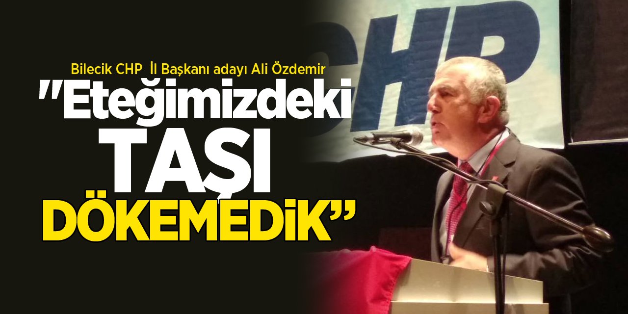 "Eteğimizdeki taşı dökemedik"