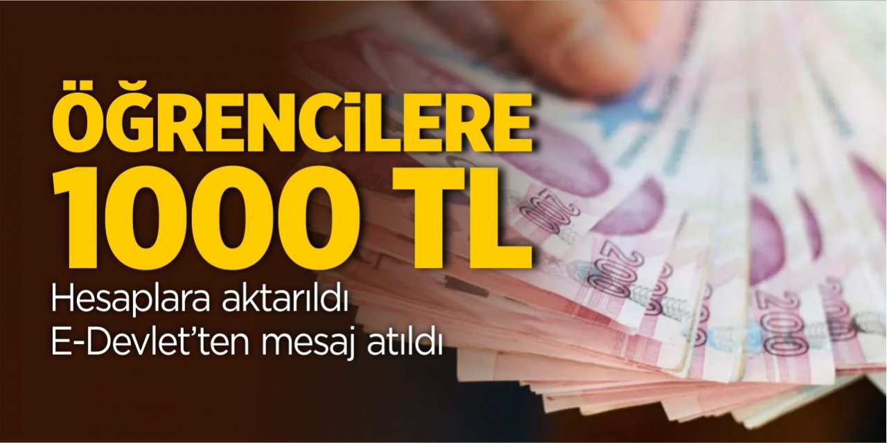 Bilecik'te öğrencilere 1000 TL