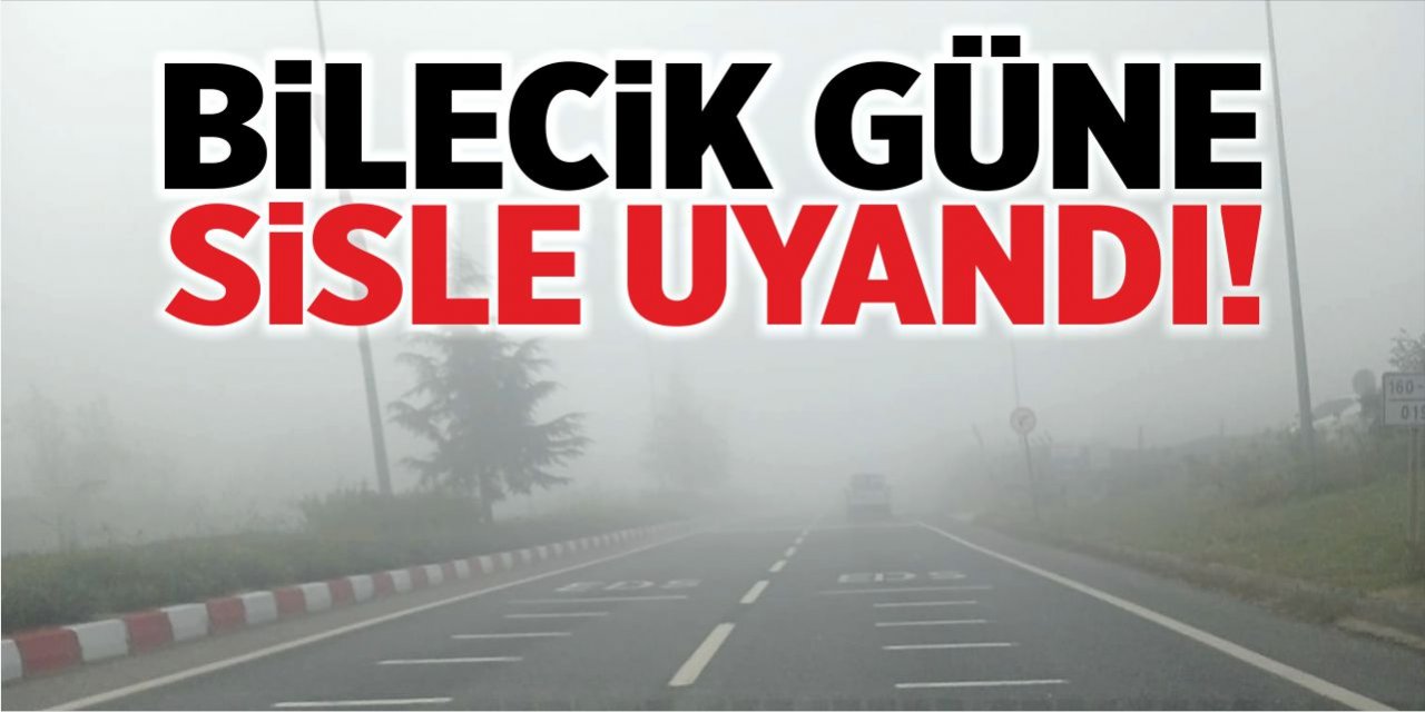 Bilecik güne sisle uyandı!