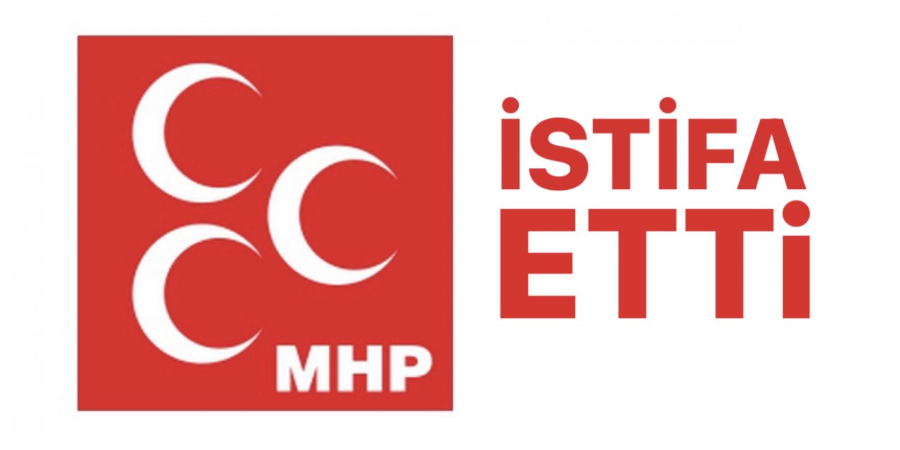 İlçe başkanı istifa etti!