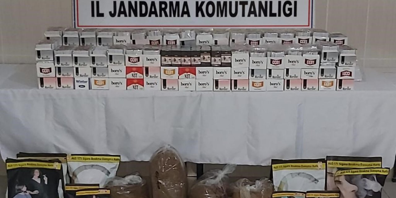 Jandarmadan Kaçak Sigara Operasyonu