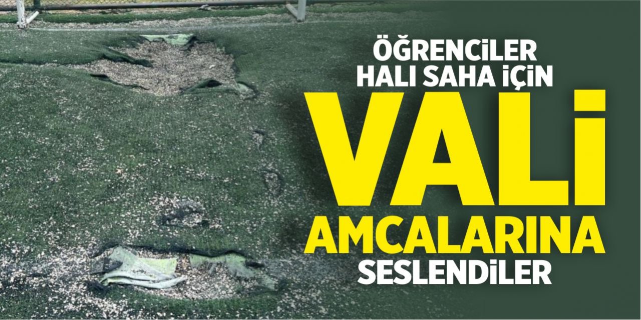 Çocuklar halı saha için vali amcalarına seslendi