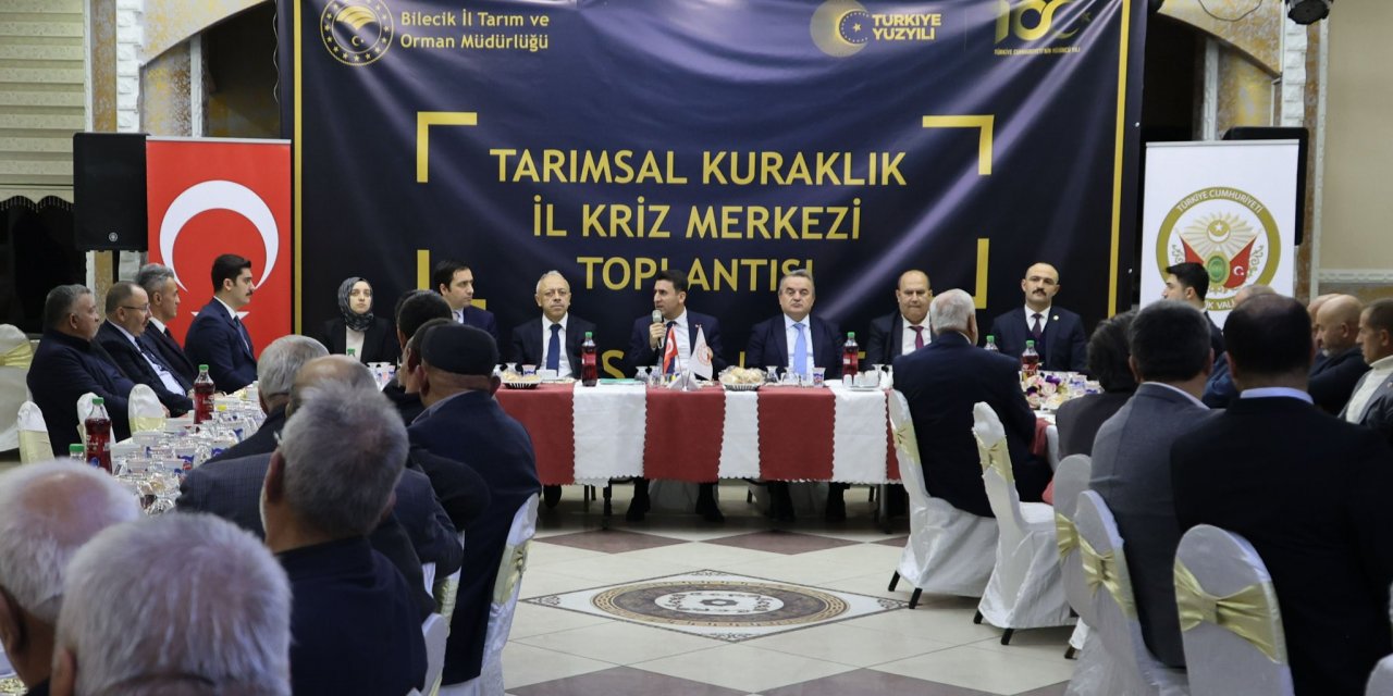 Tarımsal Kuraklık İl Kriz Merkezi Toplantısı yapıldı