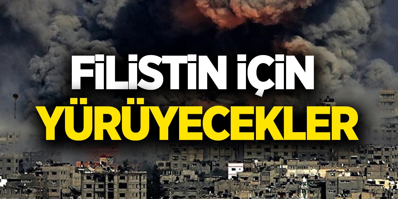 Filistin İçin Yürüyecekler