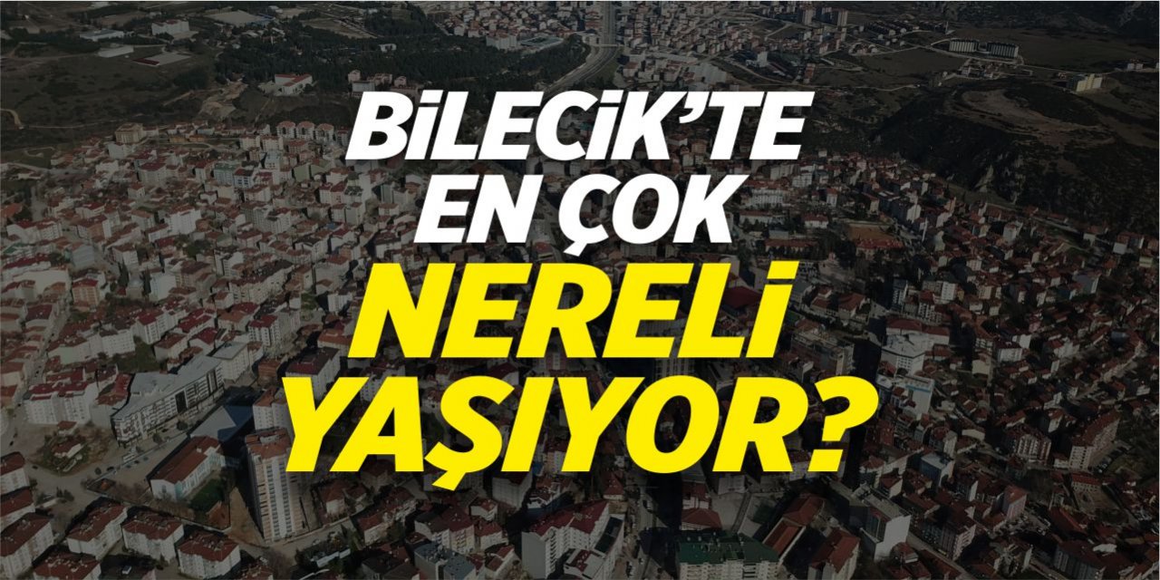 Bilecik’te en çok nereli yaşıyor?