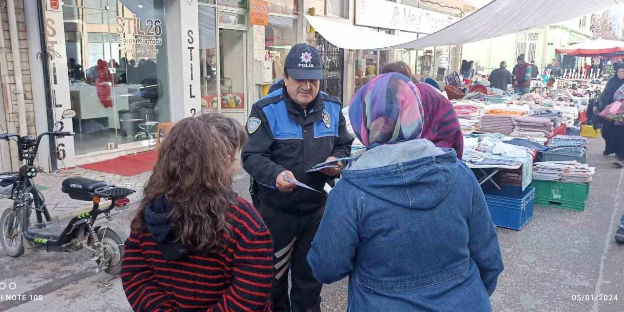 Semt Pazarlarında Hırsızlık Olaylarına Karşı Bilgilendirme