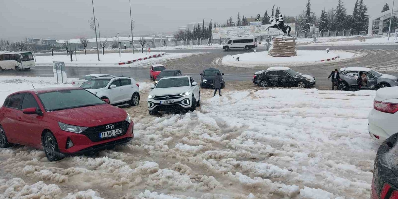 Bilecik’te kar yağışı hayatı olumsuz etkiledi