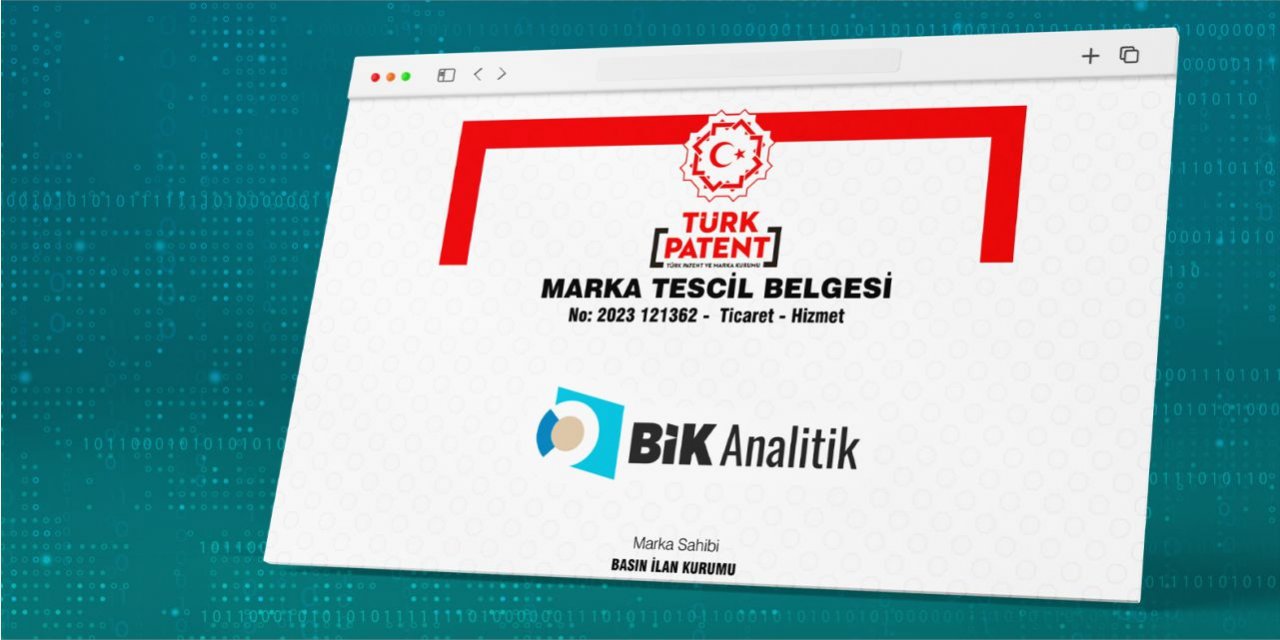 BİK Analitik marka tescil belgesi aldı