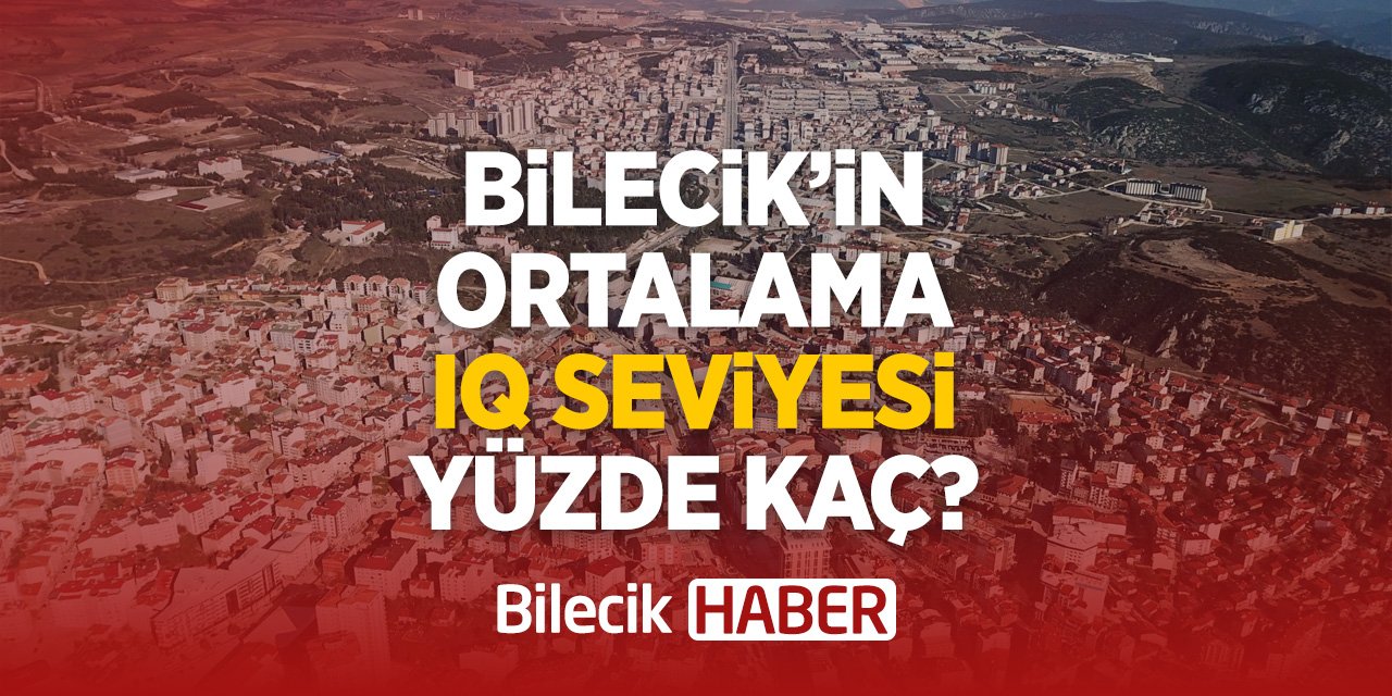 Bilecik'in ortalama IQ seviyesi yüzde kaç?