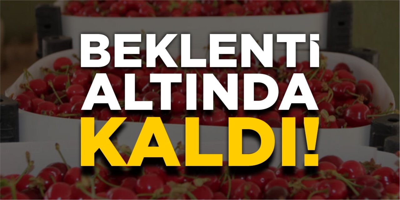 Kirazda rekolte beklenti altında!