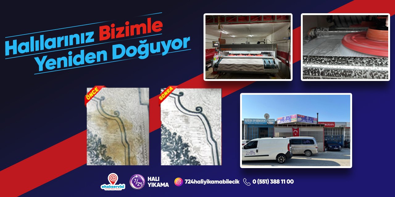 Bilecik 7/24 Halı Yıkama, 41 ulusal firmayla anlaşması olan e-halı servisini Bilecik halkına hizmete sundu