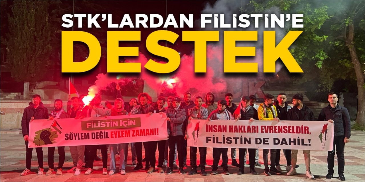 STK’lardan Filistin’e destek