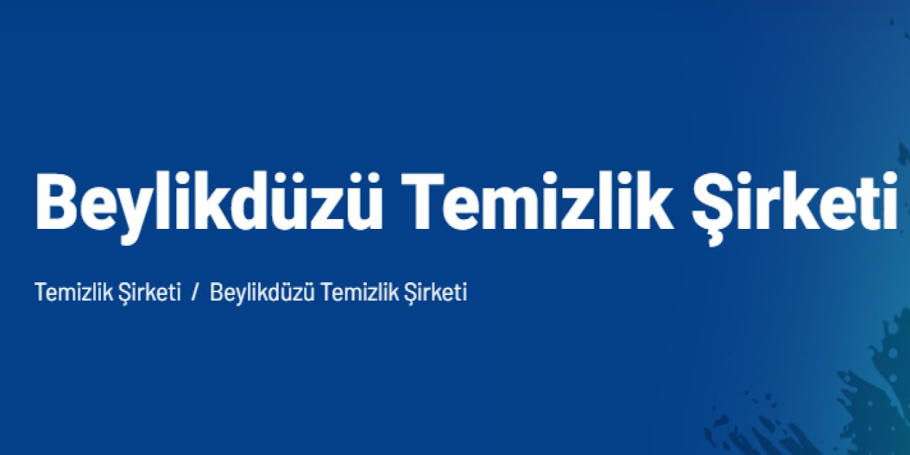 Beylikdüzü Temizlik Şirketi Hizmetleri Sizi Bekliyor!