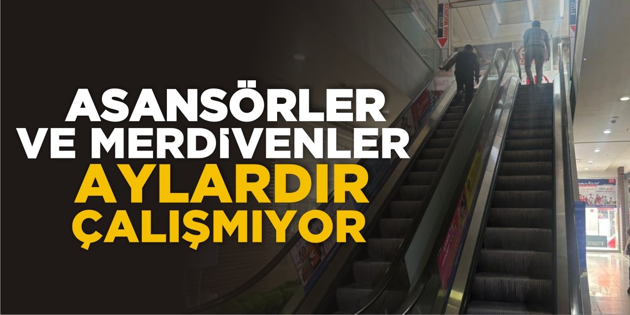 Asansörler Ve Merdivenler Aylardır Çalışmıyor